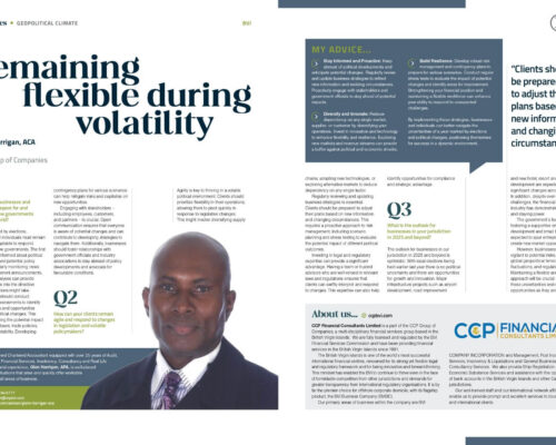 Remaining flexible during Volatility